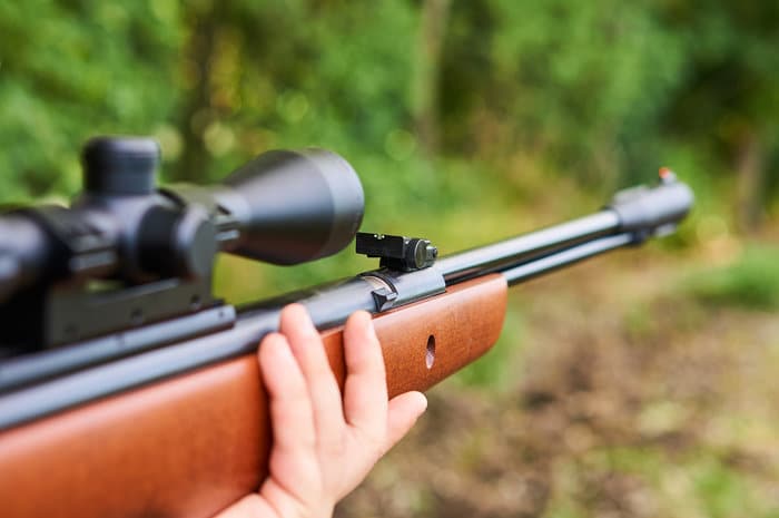 Hunting Air Rifle with Optic